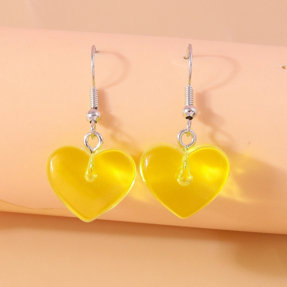 Aihua Glänzende glitzernde rote Herz-Ohrringe für Frauen, romantische Freundinnen, Braut, Hochzeit, Party, Schmuck, Valentinstagsgeschenke – Detail 15