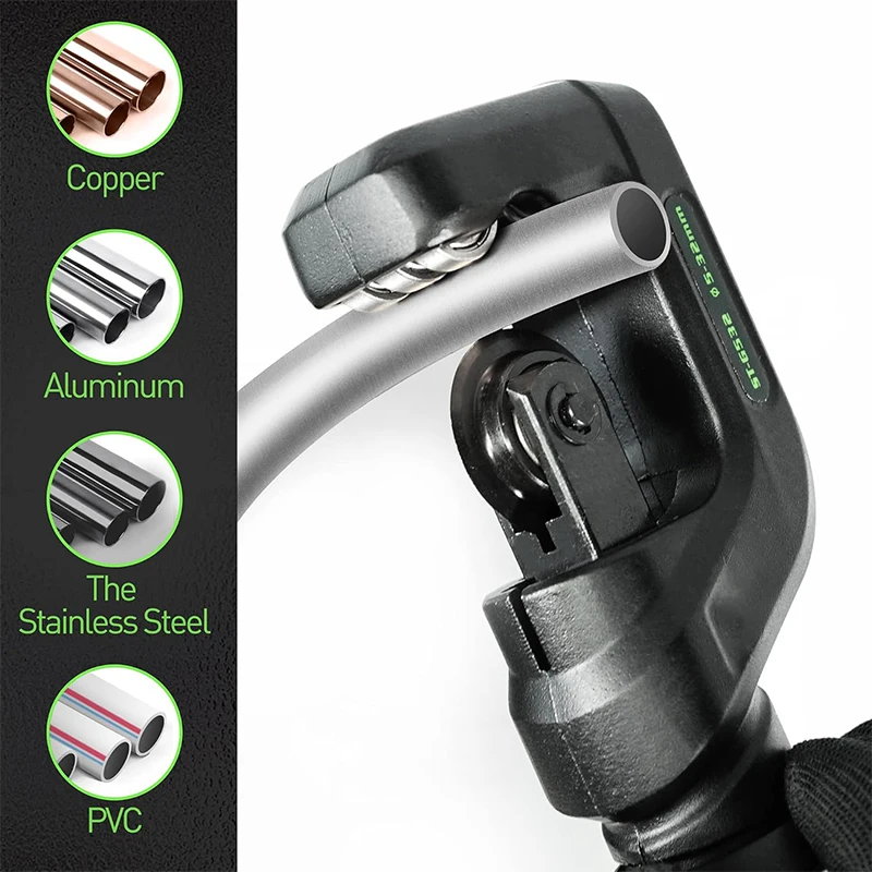 Great Air Conditioning Copper Pipe Cutter Galvanized Pipe and Iron Tube Metal Cutter for Plumbers Pipe Cutting Machine