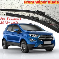 LHD Front Wiper Blades for Ford Ecosport 2018-2024 Windshield Wind Shield Window Car Rain Brushes