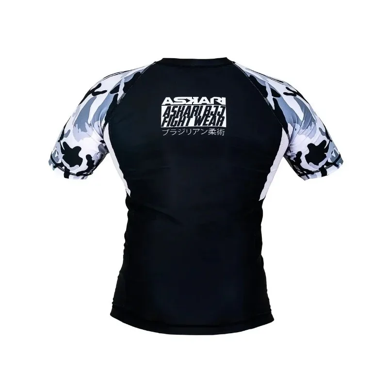 2026 ASKARI Boxing Fighting Match Design 3D Men Fitness Short Sleeve T-shirt Breathable  Tees Outdoor Trainning For Adult Kids