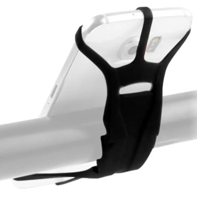 Anti-Slip Security Silicone Band Replacement Silicone Strap for Cell Phone Mount Holder on Bike/Bicycle/Motorcycle/Handlebar