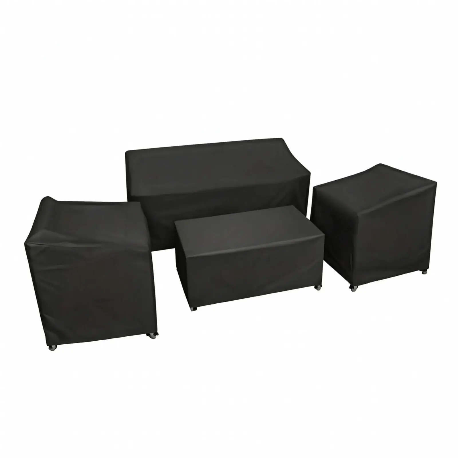 4 Pieces Outdoor Furniture Cover Waterproof Patio Furniture Cover Weatherproof Resistant for Backyard, Deck