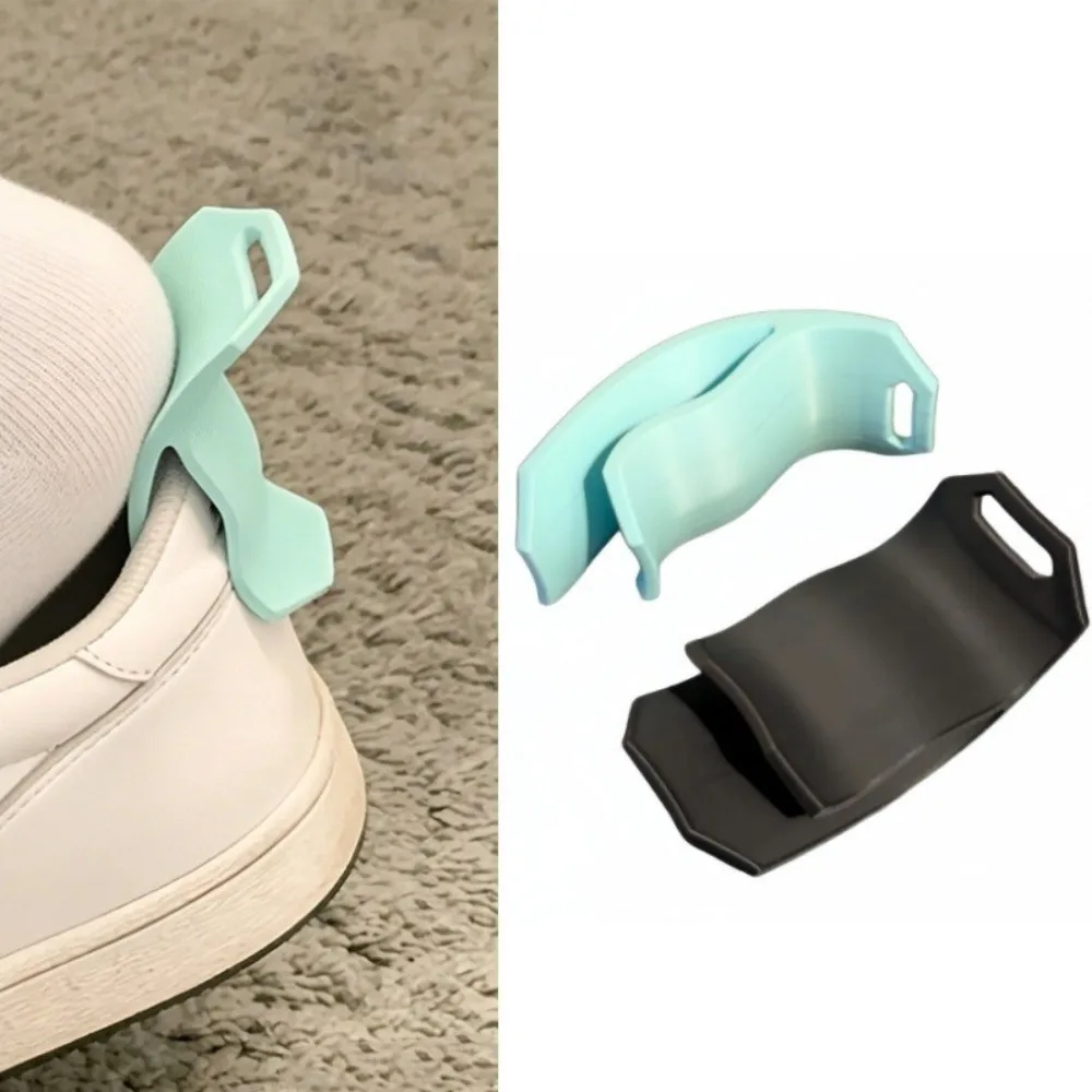 Easy Use 3D Printed Shoe Helper Portable Curved Form Shoe Aid Hang Hole Heel Guard Shoe Tool Travel Carry