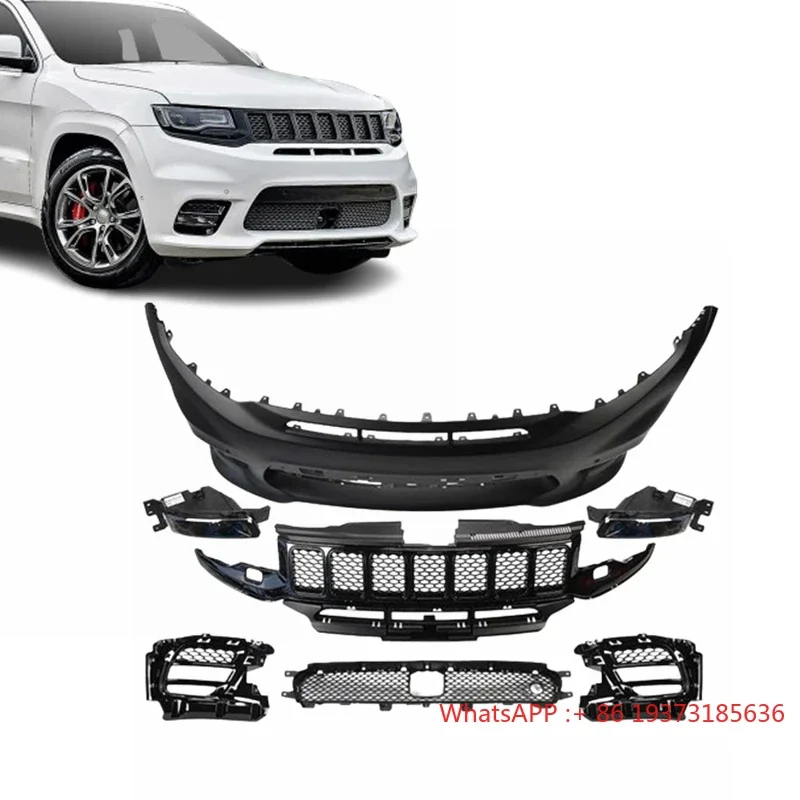 OEM auto parts car front body kit srt front bumper complete kit for Grand Cherokee SRT8 2017-2020