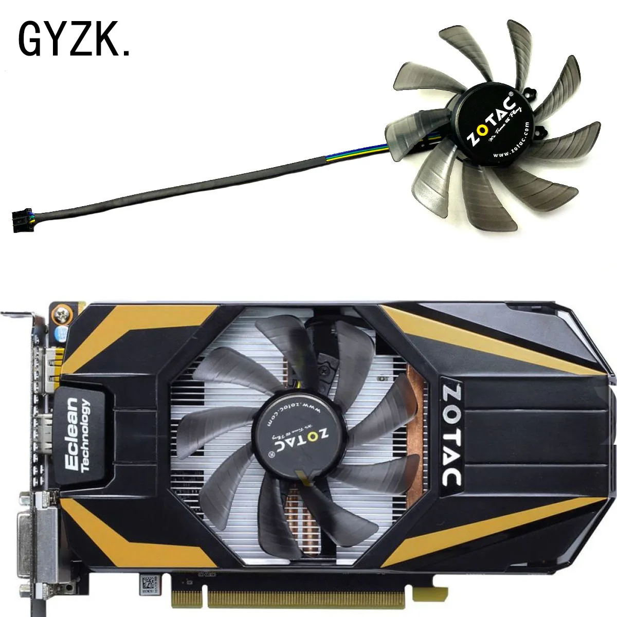 

New For ZOTAC GeForce GTX650ti 660 Boost Graphics Card Replacement Fan