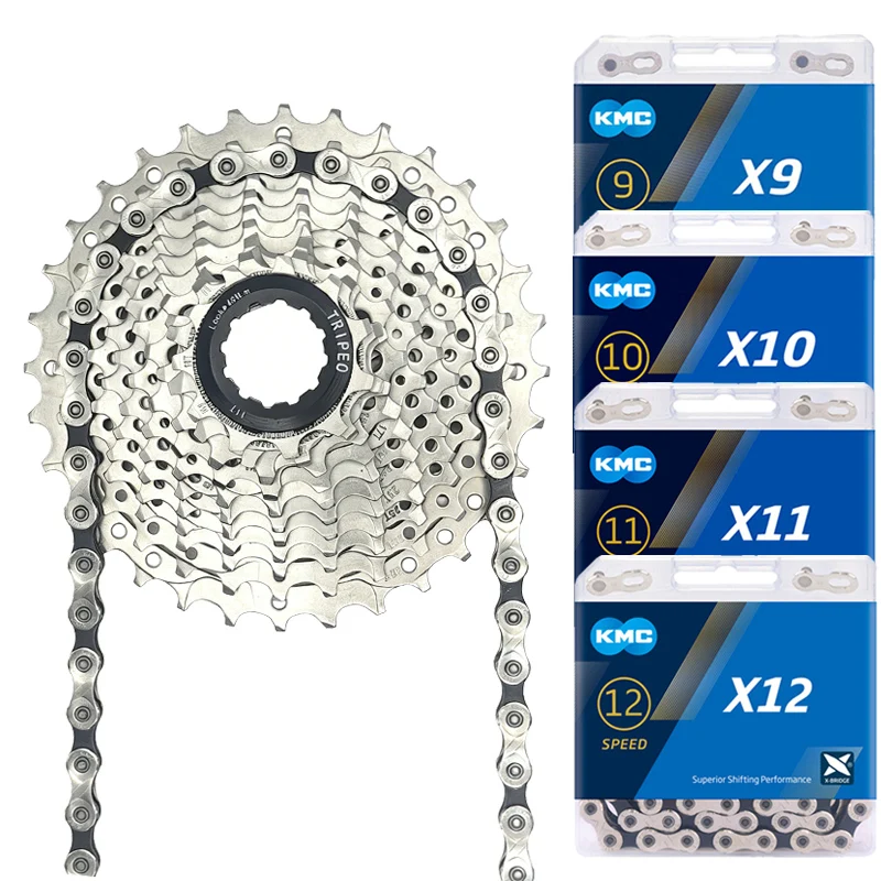 Road Bike Cassette Sprocket 9S 10S 11S 23T25T28T30T32T K7 HG Freewheel VG 9S 10S 11S Chains 9V10V11V Road Bicycle Accessories