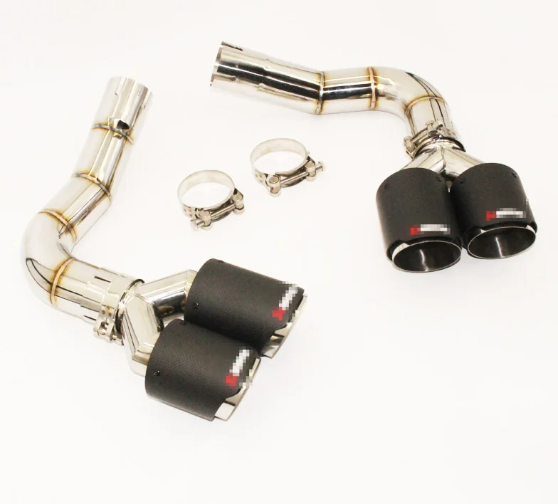 Комплект Boska включает хвостовое горло из углеродного волокна для Audi Q8 2018-2019, обновление RSQ8/SQ8, глушитель выхлопной трубы из нержавеющей стали