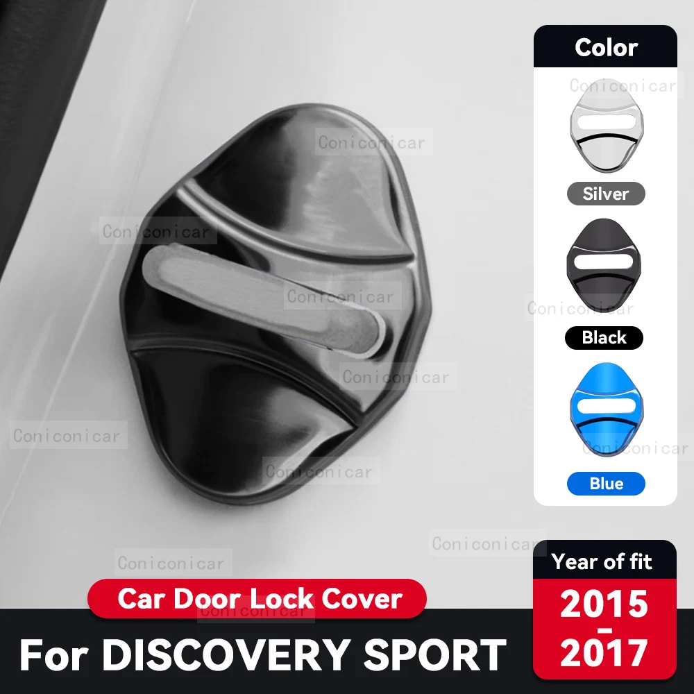 For LAND ROVER DISCOVERY SPORT 2015-2017 Car Door Lock Protection Cover Anti Rust Stainless Steel Auto Decoration Accessories