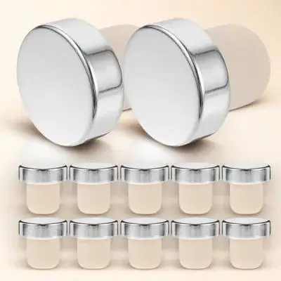 

12Pcs Wine Bottle Caps Airtight Seal Exquisite Style Material Home Bar Party Decorative Sealing Bottle Plug