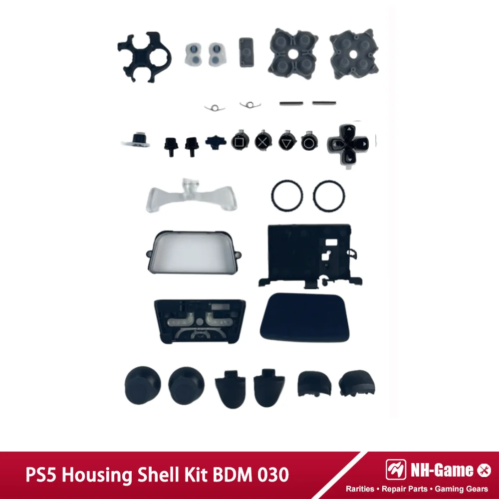 Kit guscio alloggiamento per controller PS5 BDM-030 Cover posteriore anteriore L1 L2 R1 R2 Trigger Sostituzione supporto telaio interno