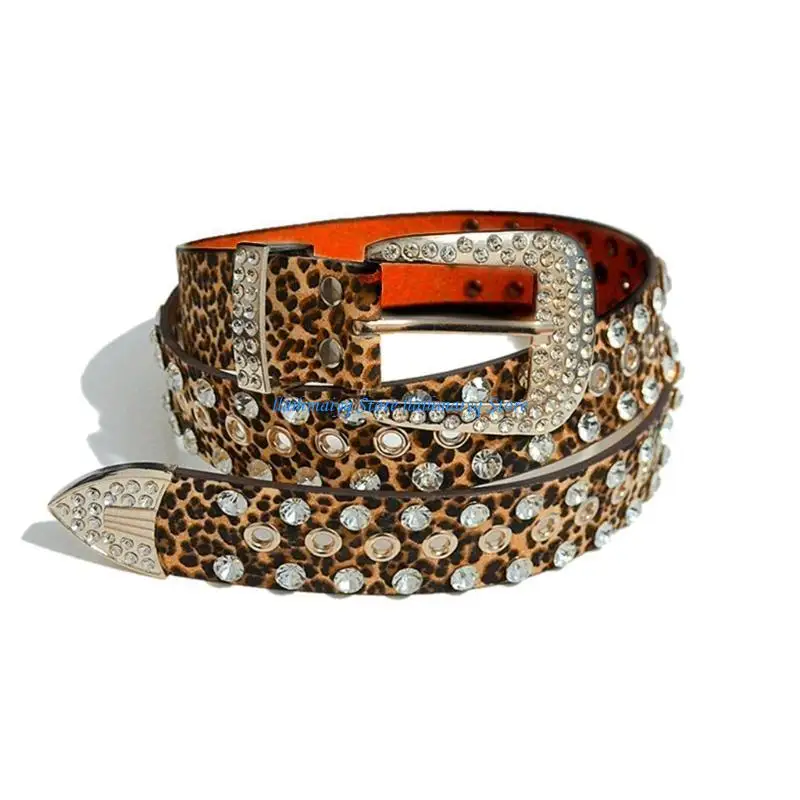 

573B Adult Waist Belt for Dress Adjustable Pin Buckle Waist Belt Buckle Wide Waist Belt Ladies Skirt Belt