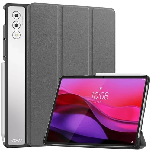 Funda magnética para tableta Lenovo Yoga Tab Plus, Funda de 12,7 pulgadas, 2025 TB520FU, soporte trasero transparente, Funda para Lenovo Yoga Pad Pro 12,7