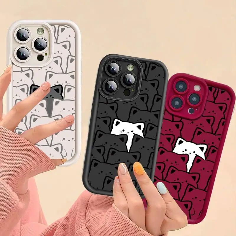 Cartoon Couple Bear Case for Huawei Honor 90 X9 Nova 5T 9 SE 7 10 Pro 3 Y70 Y9 Prime 2019 Y7A P30 P20 P40 Mate 20 30 Pro Cover