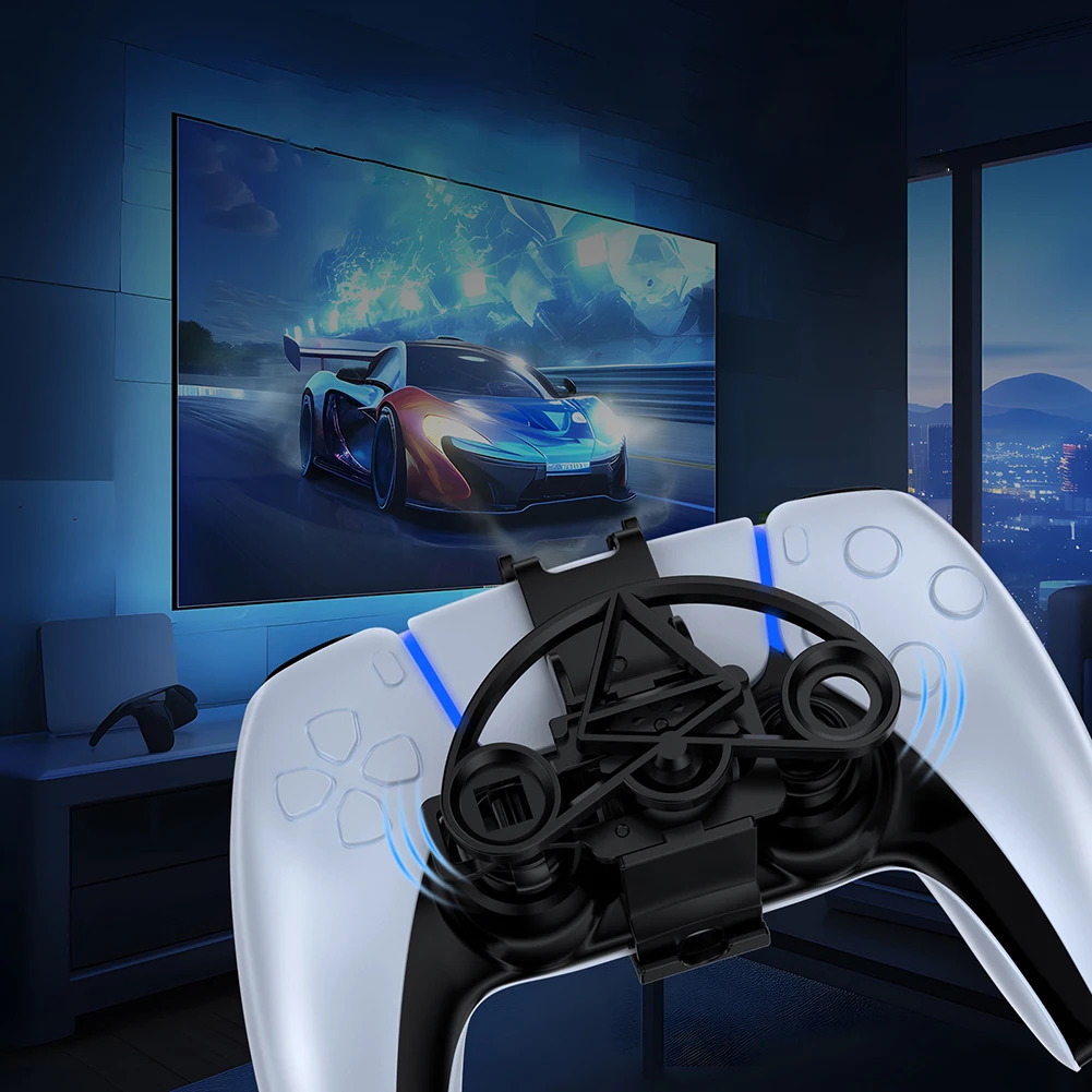 Mini Racing Wheel for Sony PS5 Game Controller 3D Printing Racing Games Steering Wheel Replacement To Increase Game Experience