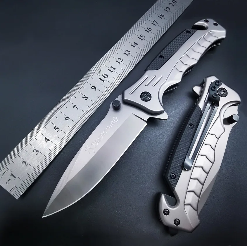 Camping Steel Folding Knives for Men High Hardness Steel Outdoors Self Defense Military Tactical Knives for Hunting and Fishing