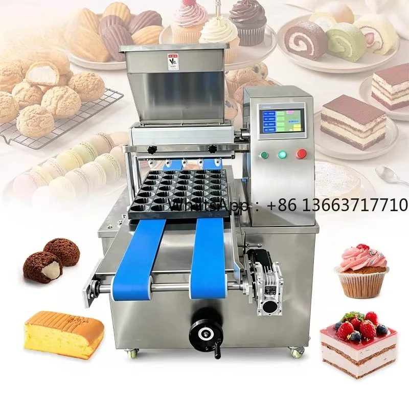 Small Cupcake Filling Machine Customized Industrial Automatic China Depositor for Custard Cake Muffin Batter