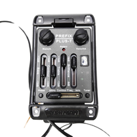 XFDZ Guitar Pickups Prefix Plus-T Onboard Preamp Matrix Acoustic Pickup EQ Equalizer with Tuner Soft Piezo