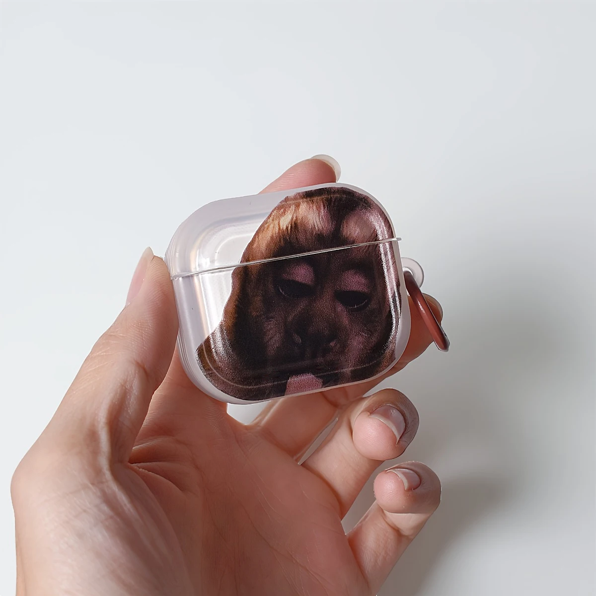 

Funny Monkey Meme Earphone Case for Apple AirPods Pro3 Pro2 Pro Clear Soft TPU Protective Cover with Ring for AirPods 4 3 2