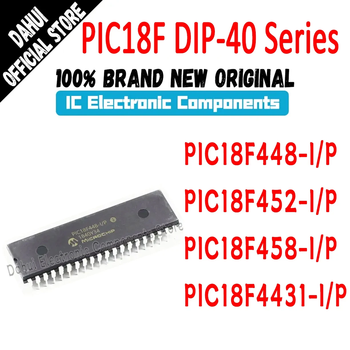 PIC18F448-I/P PIC18F452 PIC18F458 PIC18F4431 PIC18F PIC18 PIC IC MCU Chip DIP-40 Quality Brand New