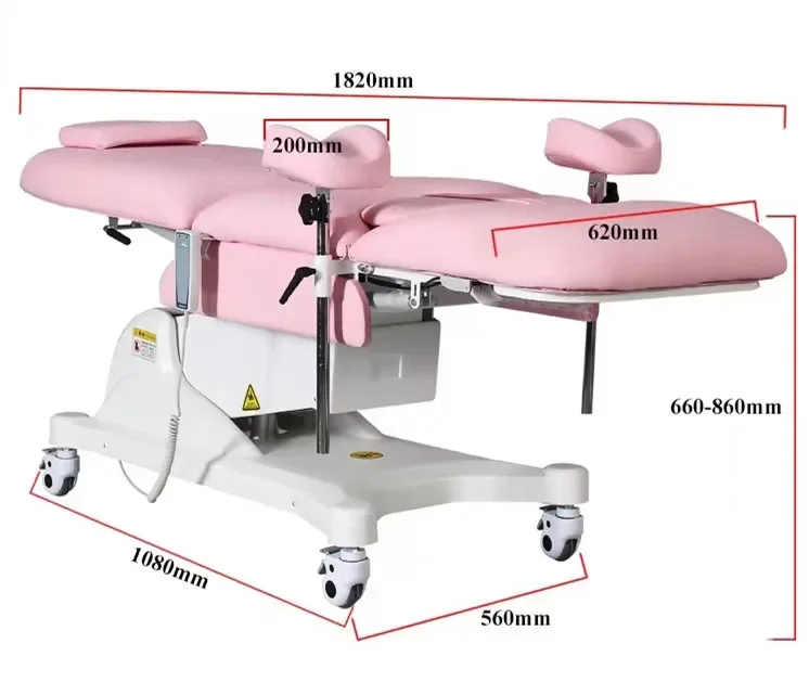Hospital Equipment Electric Gynecological Table Electric Obstetric Examination Bed Surgery Gynecology Delivery Bed For Clinic 2