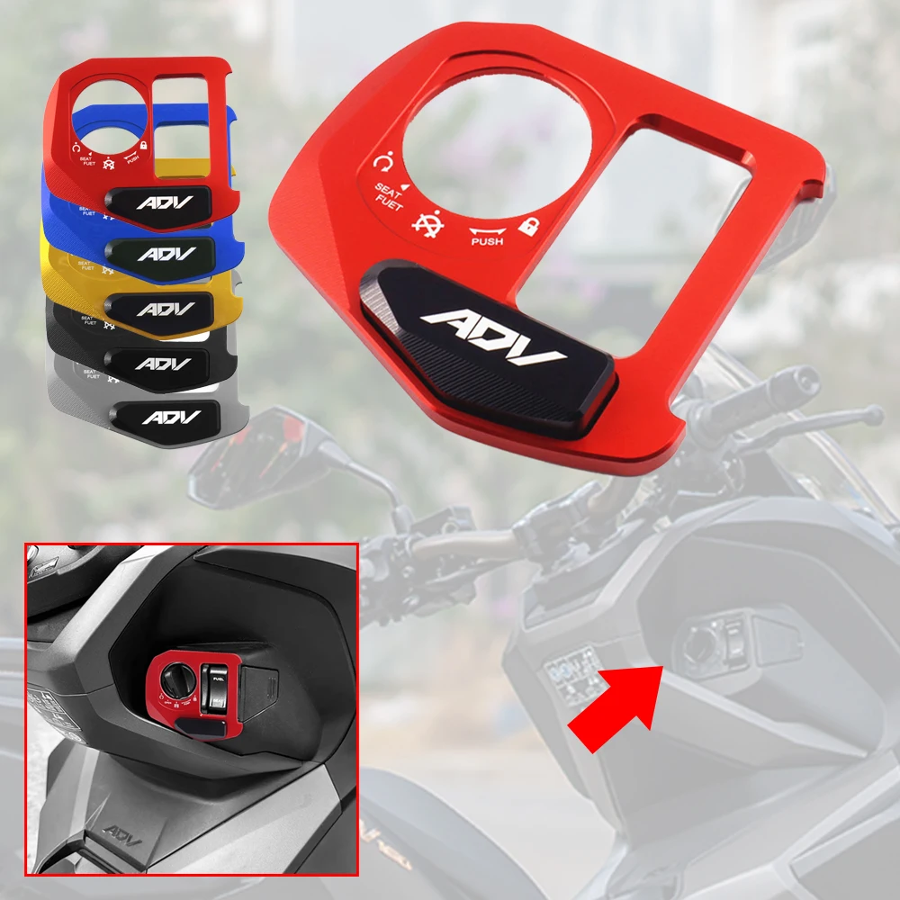 

Fit For HONDA ADV160 2021-2025 Motorcycle CNC Accessories Electric Door Lock Switch Cover Start Button Starter Protection Cap