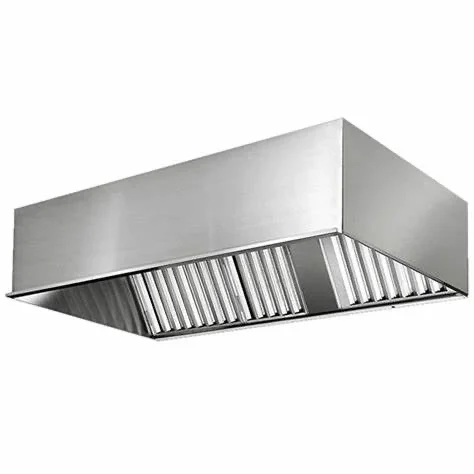 Custom Stainless Steel Commercial Kitchen Cooking Range Hood
