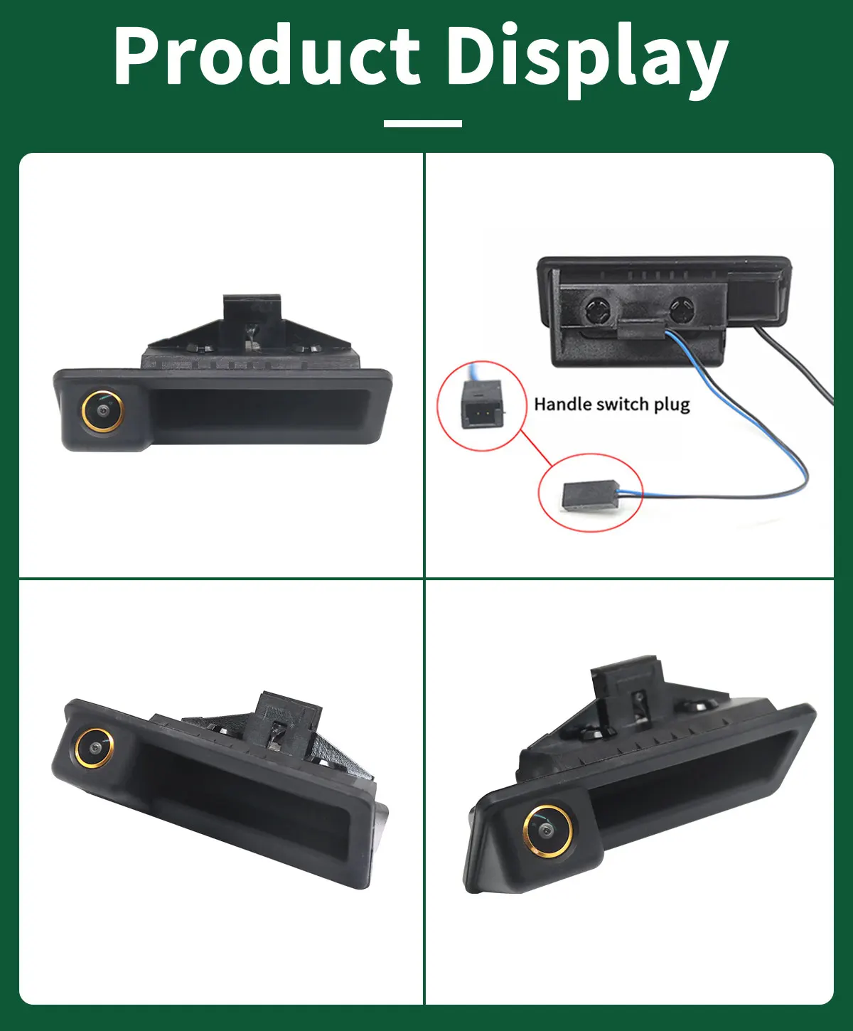 AHD 1080P Goldene Linse Fisheye Fahrzeug Rückfahrkamera Für BMW 3er 5er X5 X6 E60 E70 E82 E90 Auto Backup Parkplatz Kamera – Detail 11
