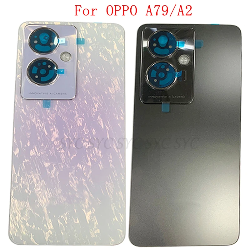 

Battery Cover Rear Door Case Housing For OPPO A79 A2 Back Cover with Logo Repair Parts