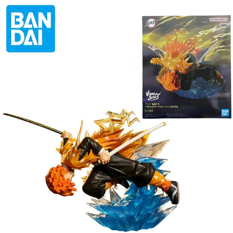 

In Stock Bandai Original Banpresto Demon Slayer Agatsuma Zenitsu Action Figure Model Doll Brand New Boxed Anime Toys Characters