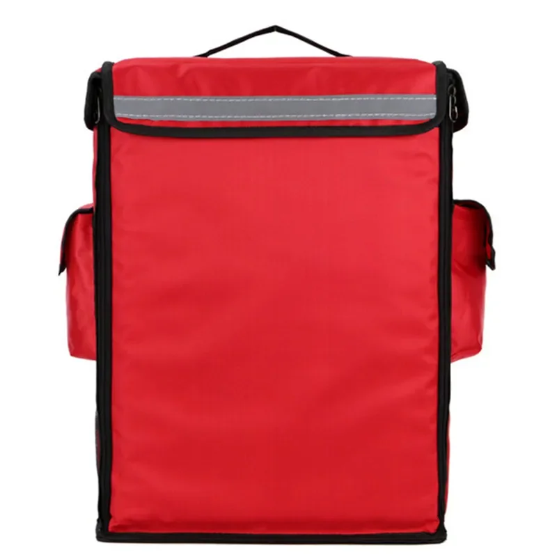 42L insulation bag pizza takeaway ice pack lunch cake refrigerated travel cooler box double shoulder handbag waterproof suitcase