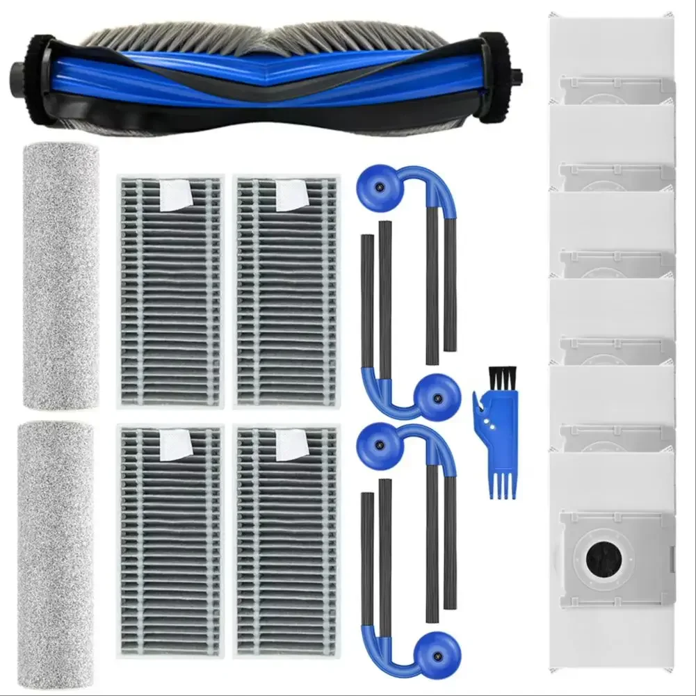 

For ECOVACS For DEEBOT T80 For OMNI Cleaner Main Brush Rolls Of Wipes Side Brushes HEPA Filter Dust Bag Robot Vacuum Spare Part