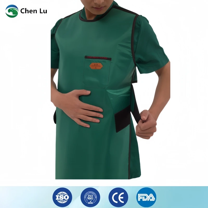X-Ray lead apron 0.35/0.5mmpb protection gamma ray shield super soft sleeveless radiology protective clothes for dental CT
