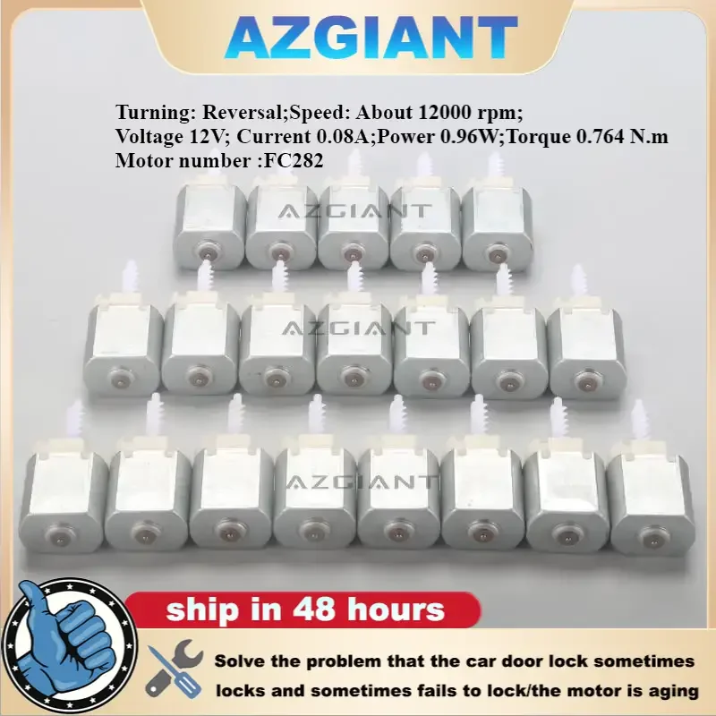 

AZGIANT 1-50pcs FC-282 Car Door Lock Actuator Motor For Infiniti I30 / I35 / G20 / M45 / QX4 Repair Tools Auto Parts DIY