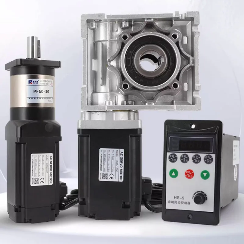 Brushless Deceleration Motor 60BL 220V   Planetary Gear Reducer High Torque With Driver Speed Regulation 400W 600W