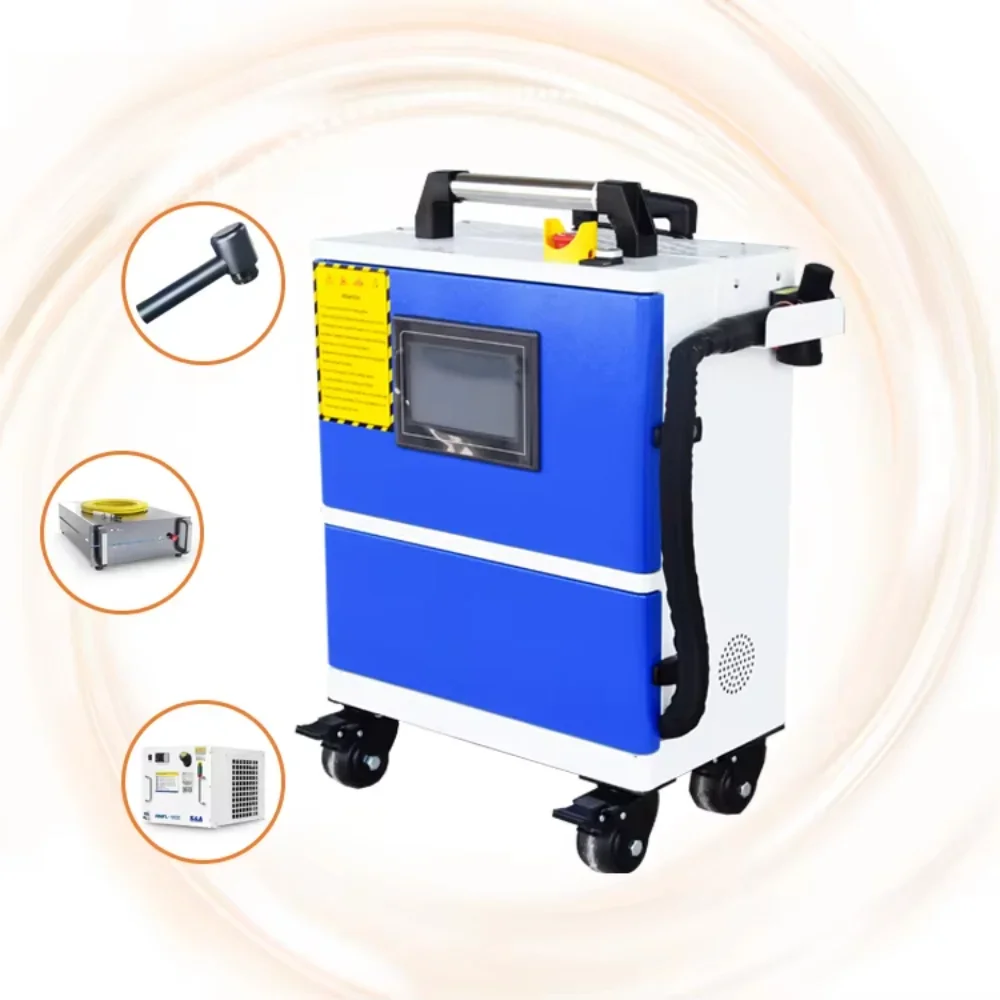 BEST Competitive Price Portable Handheld Laser Cleaning Machine Rust Removal Cleaner 100W 200W 500W