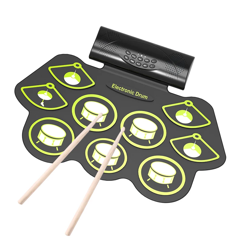 

Professional Digital Portable Drum Set Drumset Accessories Electric Musical Instrumental Drums