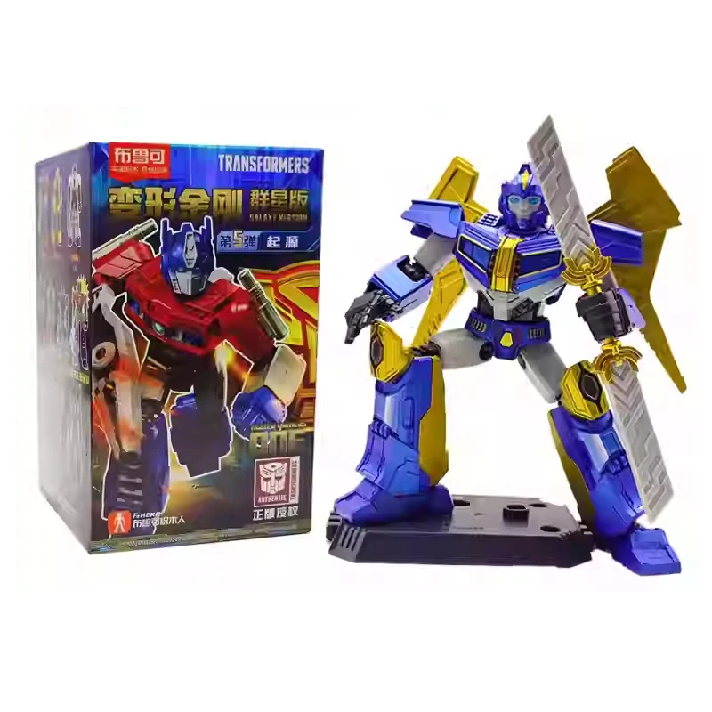 [In-Stock] Blokees Galaxy Version Phase 5 Transformers ONE Optimus Prime, D-16-Megatron, and B-127-Bumblebee 10cm Assembly Toys
