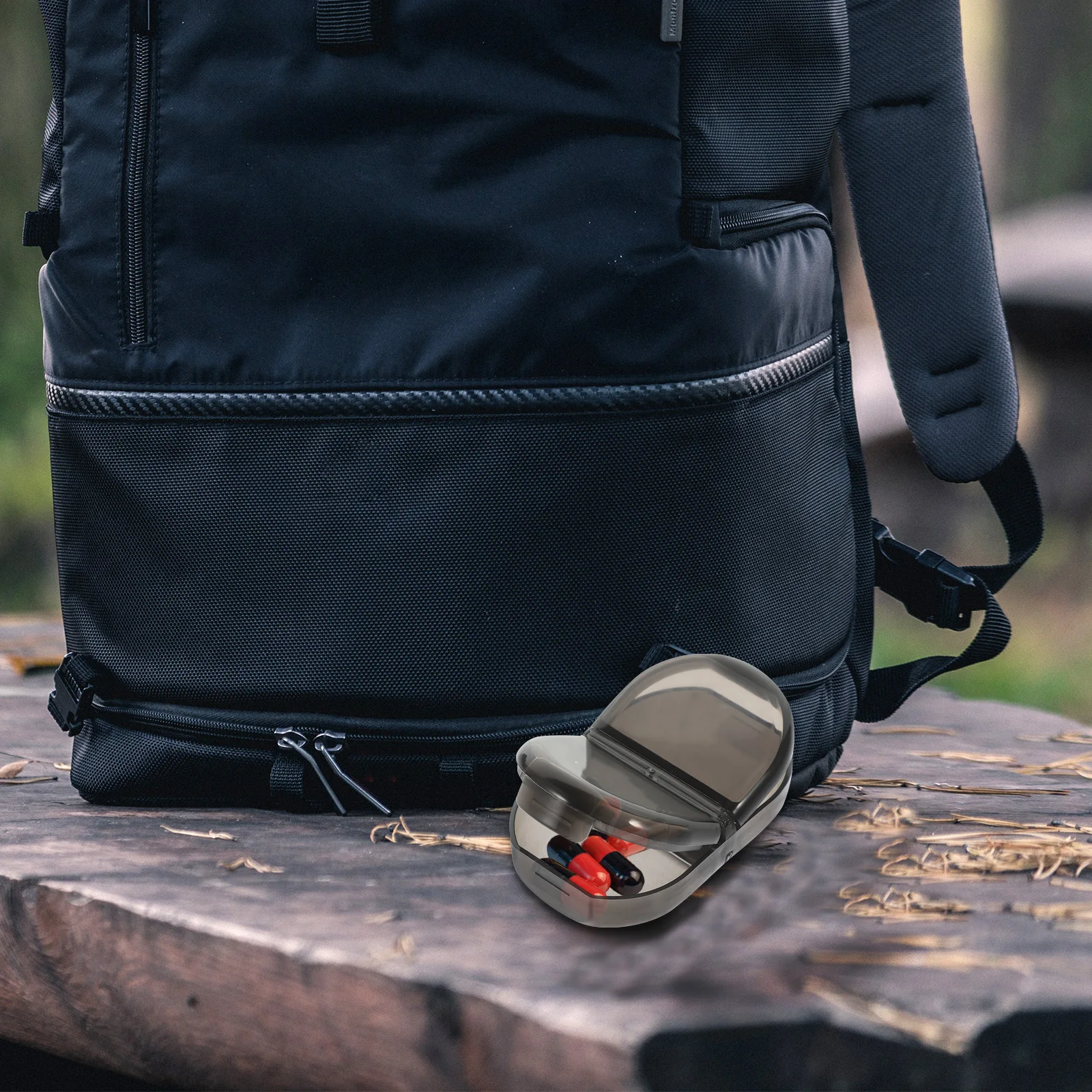 

Портативный органайзер для лекарств, еженедельный отсек для хранения таблеток, износостойкий компактный дорожный держатель для ежедневного использования, принадлежности