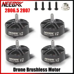 NEEBRC 2806.5 2807 V2 Drone Brushless Motor Outrunner 1300KV 3-6S for RC FPV Racing Quadcopter Plane Mark4 7inch Frame ESC Model
