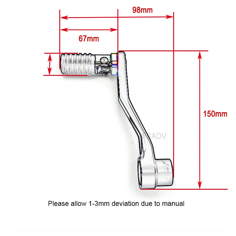 For Ducati Multistrada 1260 Folding Gear Shift Lever Shifter Pedal Lever Multistrada 1260S Enduro 950 950S 2017-2022 2021 2020