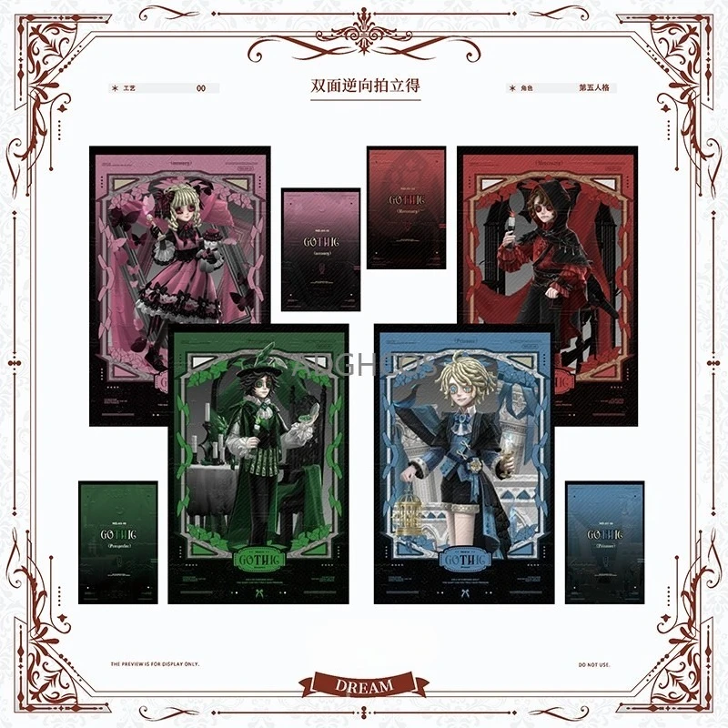 Identity V Doujin Set Luca Balsa Norton Campbell Subedar Little Girl Badge Pin Acryl Stand Shikishi Art Board Polaroid-kaart