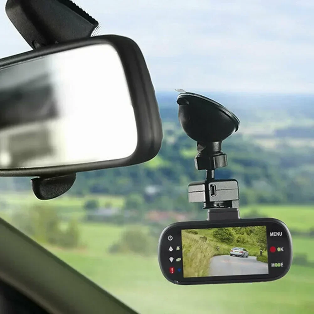 1pc Mini Car Suction Cup Holder Black For Nextbase Car Driving Recorder 112 212 312GW 412GW 12mm Light Ball Bracket Auto Parts