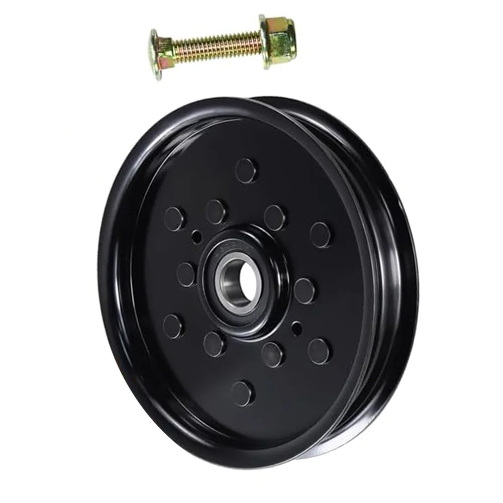 For Lawn Mowing Lawnmower Idler Wheel Robust Metal Construction Optimal Belt Tension Smooth Operation For Scotts S2046