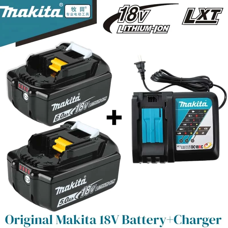💯Authentic, Original Makita 18V Battery, 6000mAh, for makita BL1860B BL1840 BL1830B BL1850B BL1860 BL1815 Replacement Battery🔋