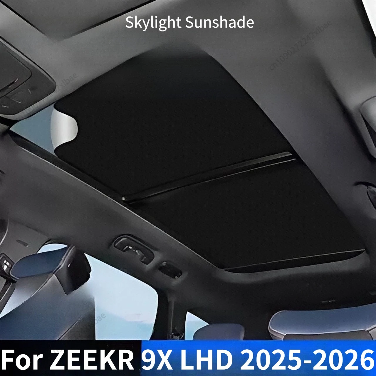 

Sunshade Curtain for Car Roof Sunroof, Custom Fit, Suede Fabric, Sun Protection & Heat Insulation For ZEEKR 9X LHD 2025-2026