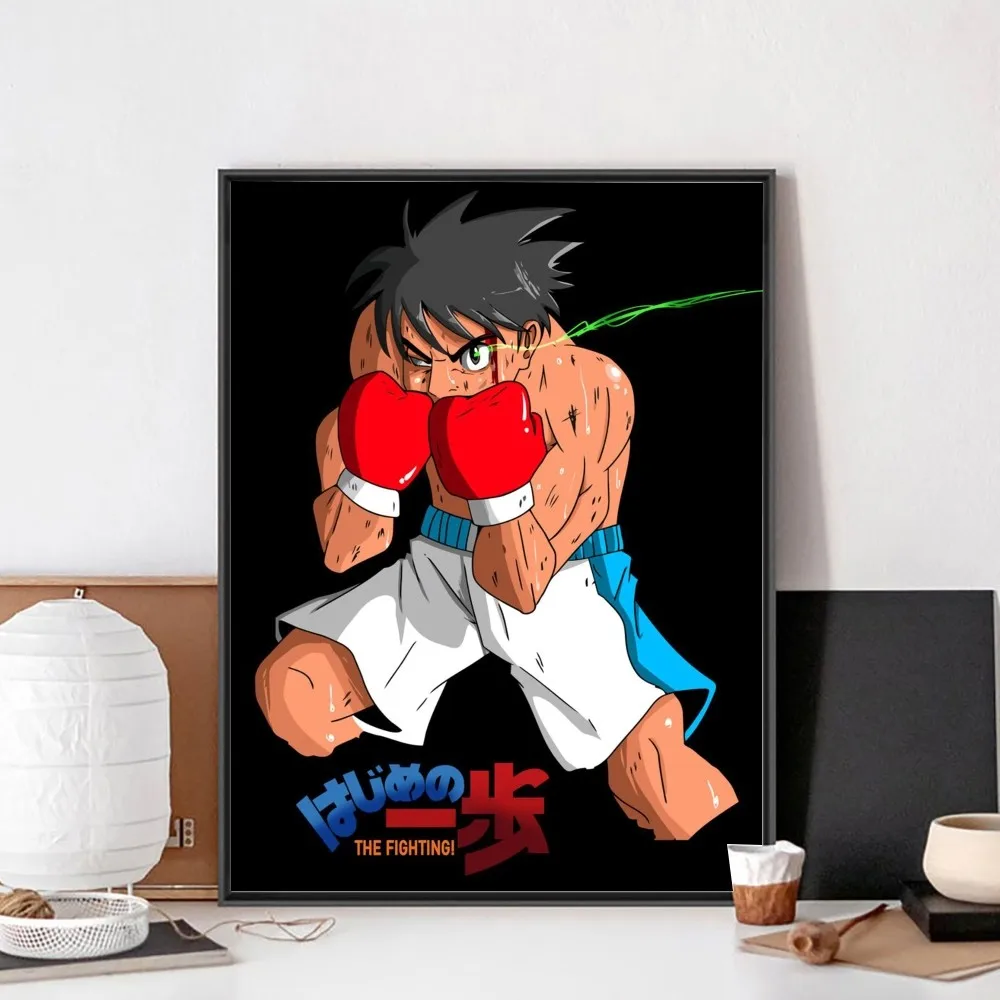 Hajime No Ippo Anime Poster No Framed Poster Kraft Club Bar Paper Vintage Poster Wall Art Painting Bedroom Study Stickers