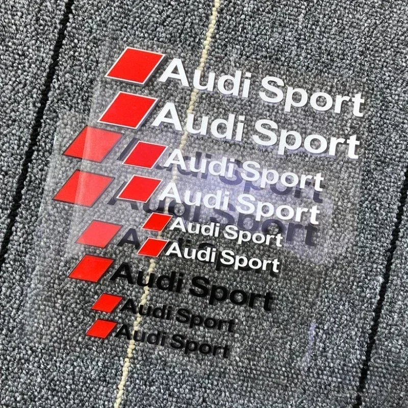 Car Heat Resistant Decal Brake Caliper Sticker for Audi Sline A3 A4 A5 A6 A7 A8 S8 RS5 RS3 RS6 Q5 Q7 S3 S4 S5 S6 S7 TT TTS