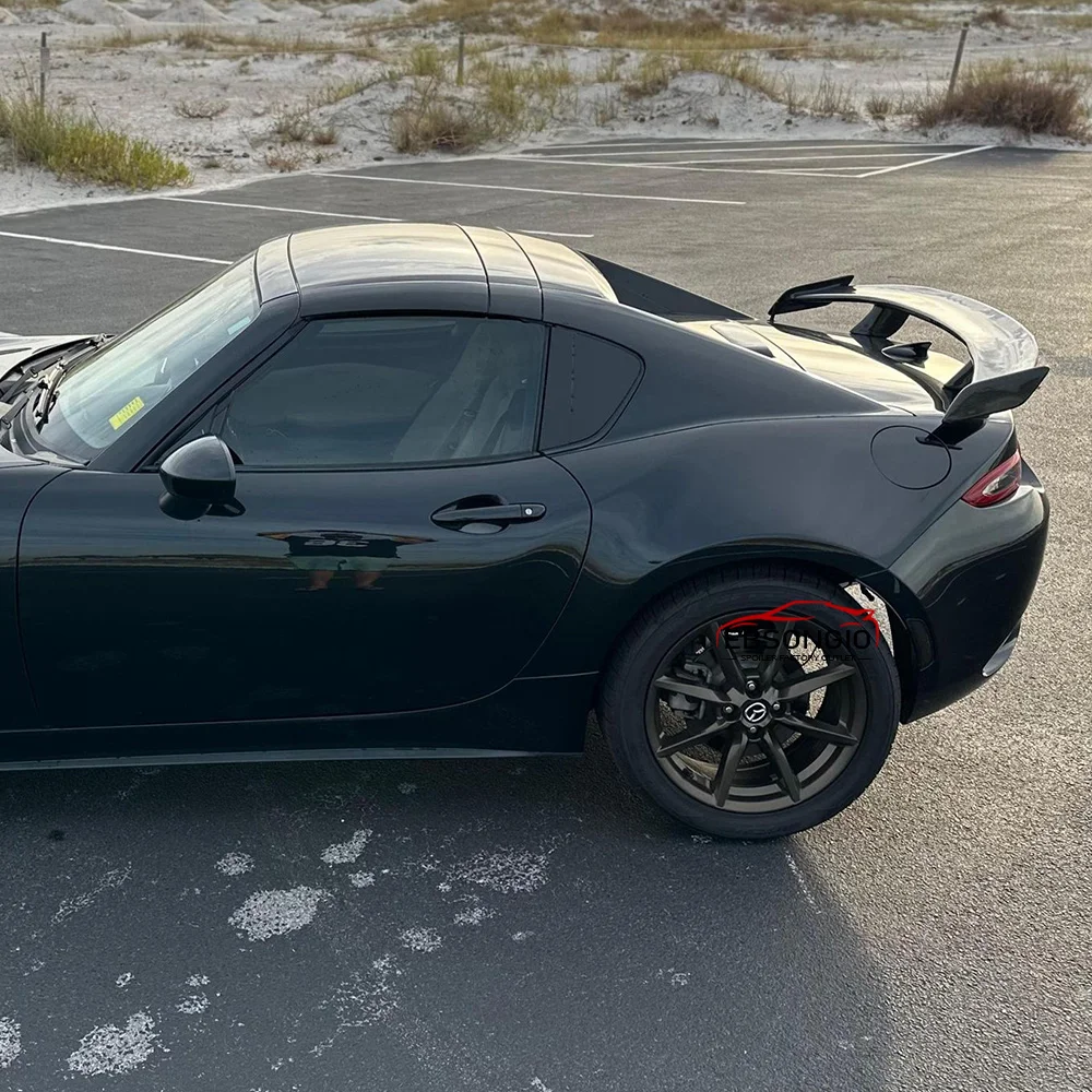 For Mazda MX5 Miata ND RF GT Style FRP Fiber Glass Unpainted Duckbill Spoiler Trunk Wing Lip Racing Accessories Tuning Trim