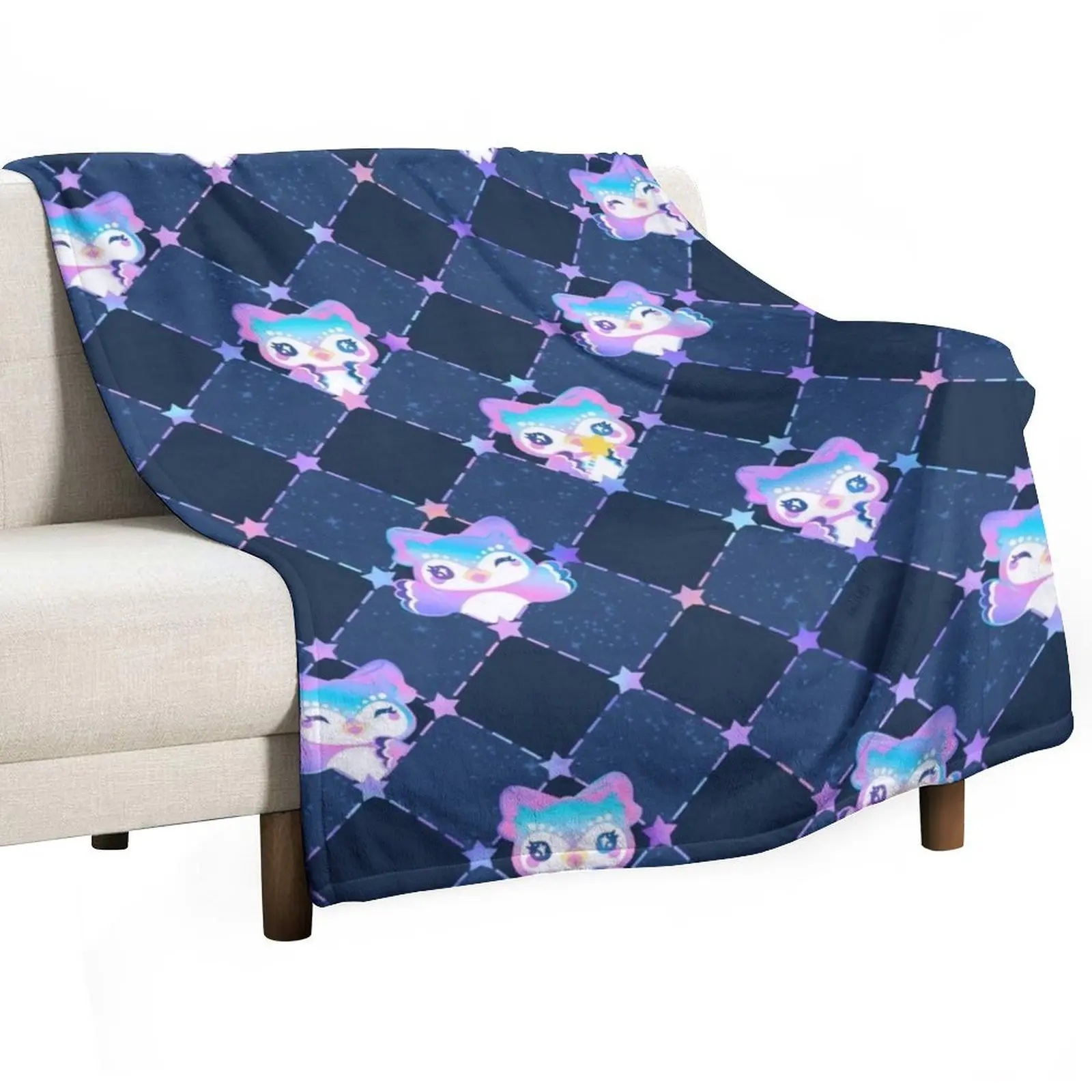 

Celestial Moon Owl Throw Blanket Bed Fashionable blankets and throws Blankets For Sofas Beach Blankets