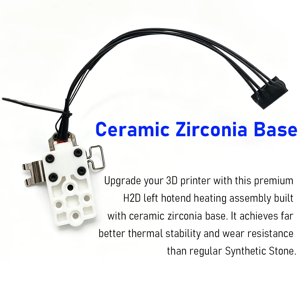 3D Printer Left Hotend Heating Assembly Complete Wiring Harness Heating Component Replacement Accessory For Bambu Lab H2D H2C